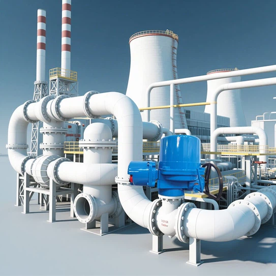 Electric ball valve actuator power plant pipeline Electric ball valve actuator power plant pipeline