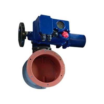 Elektrisk luftkanalventil med motorspjällställdon