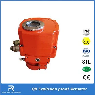 Explosionssäker med gränslägesbrytare Ställdon