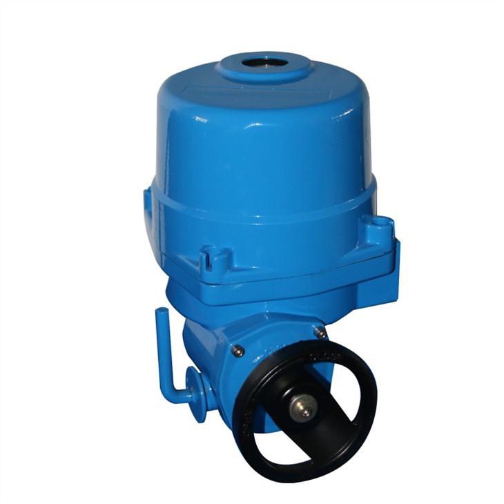 Gearbox With Electric Valve Actuator Max. Torque 9000Nm
